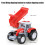 4 Pcs Alloy Farm Tractor Toy Set Engineering Car 3