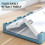 Folding Storage Box for Students, Classroom Snack Organizer, Blue, Durable Fabric, Compact Size 2