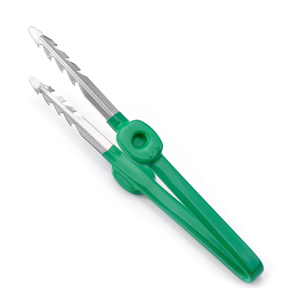 Ergonomic Stainless Steel Garden Clips Plant Tweezers for Delicate Flower Care with Non-Slip Grip Design