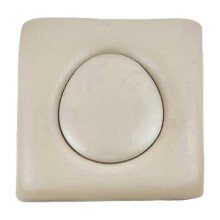 (Beige Round) 2025 Portable Commode Chair Cushion Replacement, Commode Chair Seat Pad, Bedside Commode Cushion for Shower