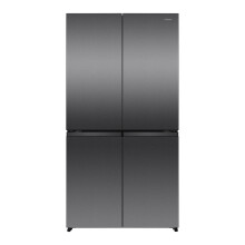 Hisense PureFlex American Fridge Freezer - Black / Stainless Steel - D Rated