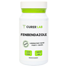 Fenbendazole (Fenben) 444 mg | >99.90% Pure | Lab-Verified | 120 Units