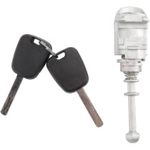Front Left Door Lock Cylinder Barrel with 2 Keys for Peugeot 407 Citroen C4 2004-2011 Picasso 2006-2