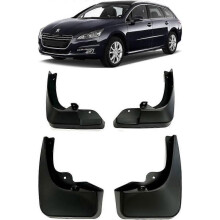 Genuine Front & Rear Splash Guards Mud Flaps Fender for 2010-2017 Peugeot 508 SW