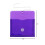 JAM PAPER Plastic Envelopes with Button & String Tie Closure - Index Size - 5 1/2 x 7 1/2 - Purple - 3/Pack 5