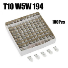 100Pcs/pack 12V 5W Glass Light Bulb Dashboard Instrument Panel Brake Light Bulbs Headlights Lamp Lights Car Lights