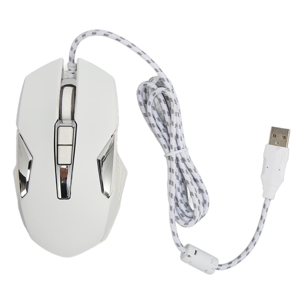 Rgb Gaming Mouse Multifunction Ergonomic 7200 Dpi White 8130196178114