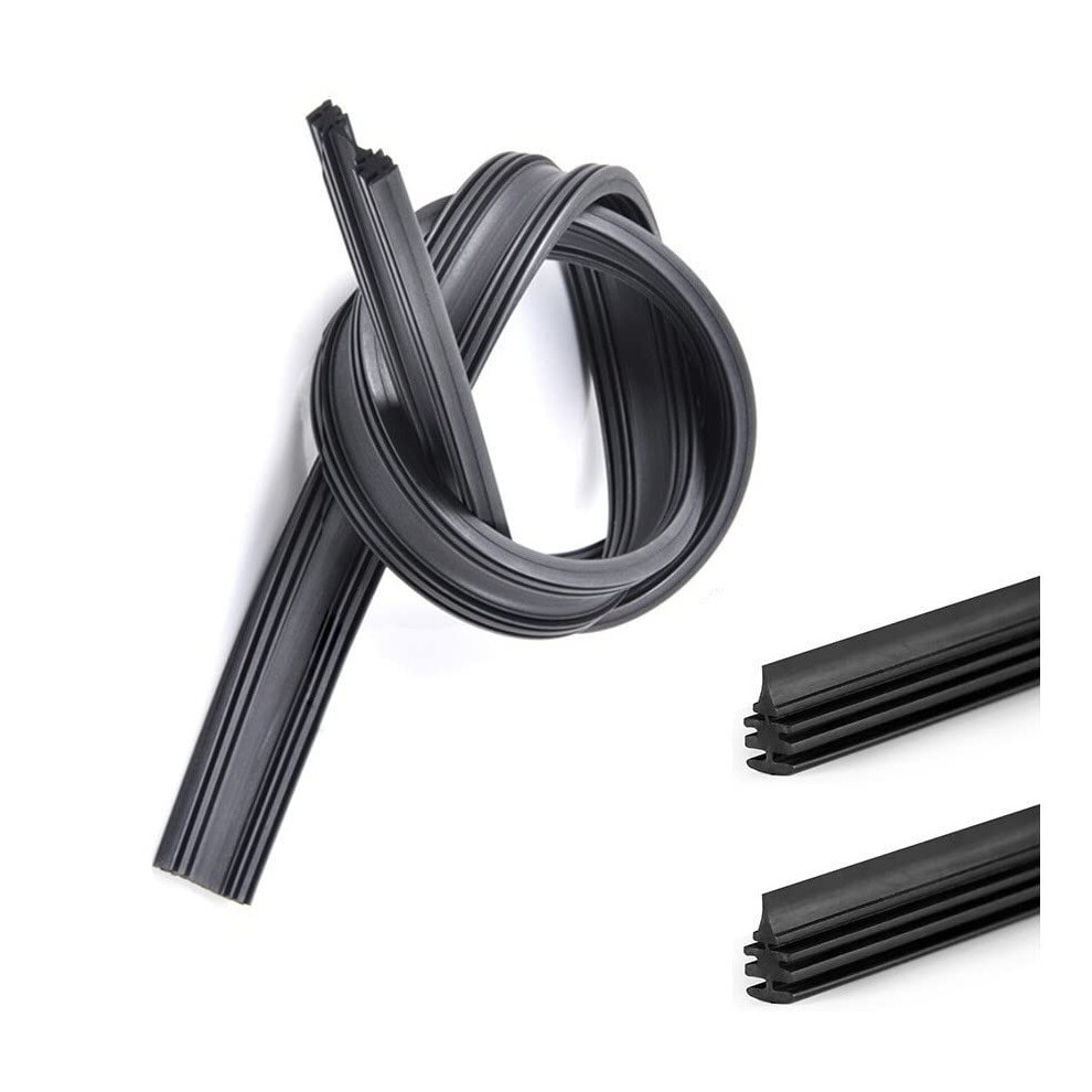 650 Mm 350 Mm Set Of 2 Replacement Windscreen Wiper Rubber For Front And Rear Wipers, Universal Fit, Durable Material 6947110773803