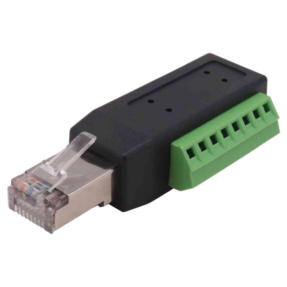 Rj45 Screw Terminal Connector For Ethernet Cat5 /6/7 Av 4853878200579