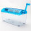 A4 Paper Shredder Desktop Small Handheld Strips Machine for Office Documents Blue Confidentiality 4