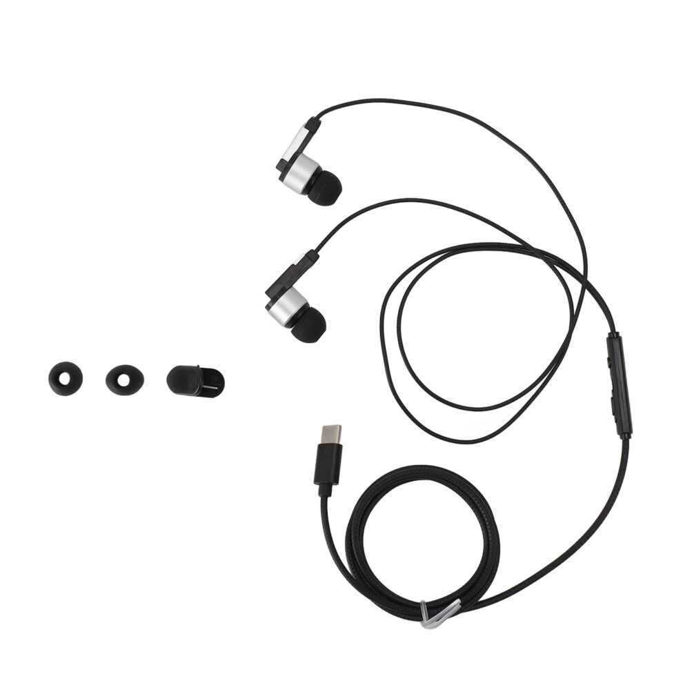 USB C Headphones Earbuds HiFi Stereo Bass Noise-image-OPC-PK75W79-NEW