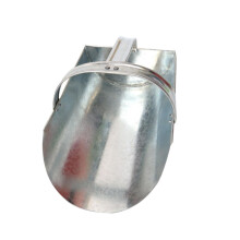 Food Feed Scoop for Horses and Dogs, Durable Iron Shovel, Silver 1 Piece Agricultural Pet Food Scoop