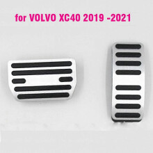 Safety Comfort Stainless SteelFuel Brake Footrest Pedal AT for Volvo XC40 2019-2022