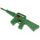 Conjunto de brinquedos para arma de rifle do exrcito Hunson com 2 brinquedos de simulao, som e ao de fasca, preto, 16 polegadas 5