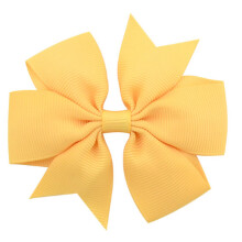 Grosgrain Ribbon Bug Hairpin for Girls, Milky White Color, Wooden Hairpin, 40 Styles Available