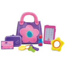 Kidoozie My First Purse  Rollenspiel-Geldbrse mit Geldbrse, Kreditkarte, Lippenstift, Spiegel und mehr fr Kinder ab 2 Jahren. Kinder werden es li