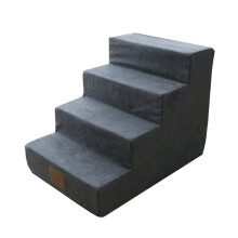 Pet Stairs for Cats - 4-Step Ramp with Non-Slip Design, Washable, 38x54x40cm, Available in 2 Colors (A, Size A)