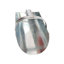 Food Feed Scoop for Dogs and Livestock, Iron Silver Shovel for Horses, Multifunctional Veterinary Food Distribution Tool