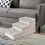 3-Step Dog Staircase with Storage, Foldable for High Beds or Sofas, Grey, Portable Pet Step Ladder 4
