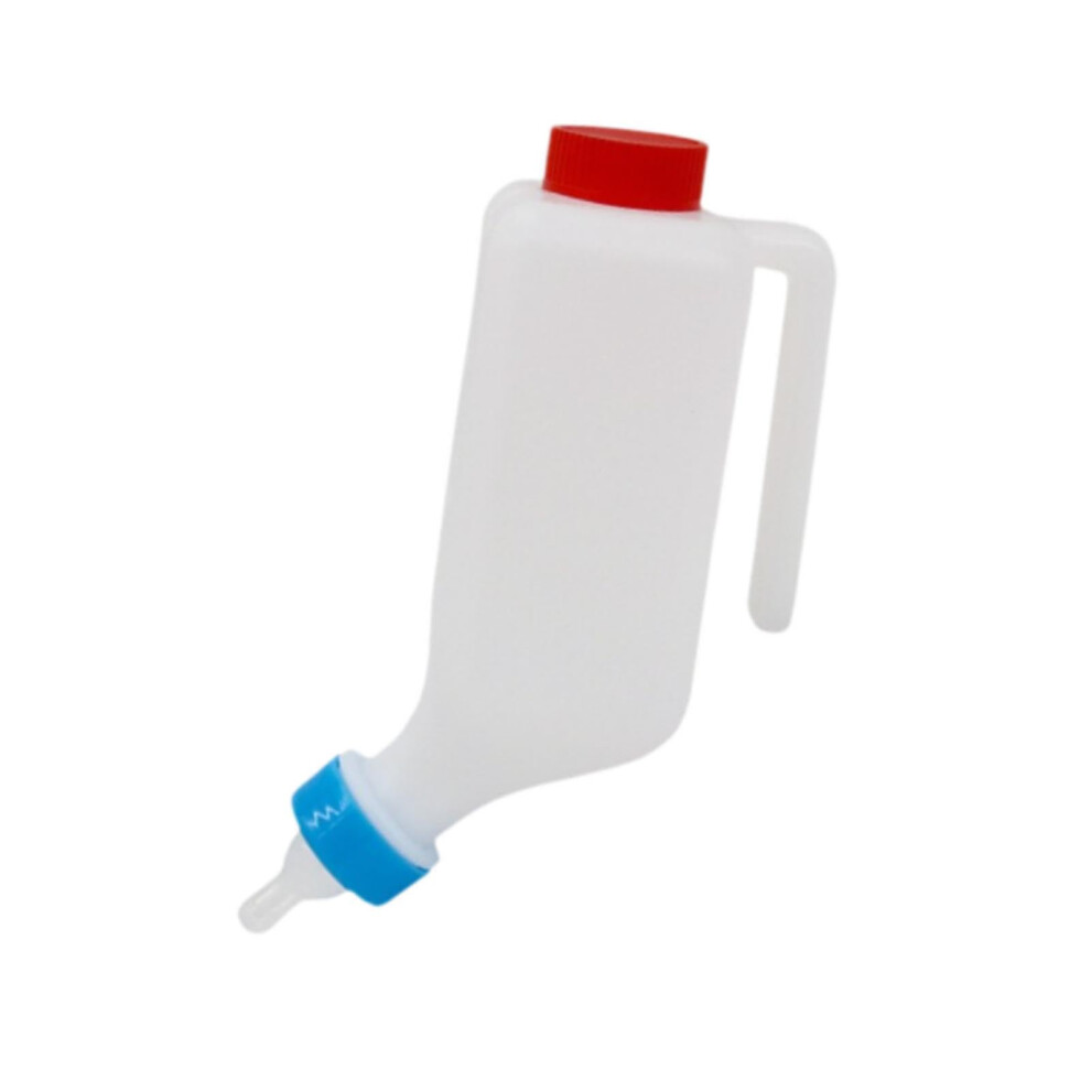 Lamb Milk Bottle 800ml with Scale for Sheep Care and Feeding Equipment for Lambs and Calves