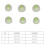 3 Size 6 Pcs Replacement Earplugs Soft Silicone 13