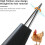 Electric Poultry Plucker - Automatic Hand Tool for Fast Feather Removal, Quiet, Durable, Ideal for Effortless Meat Processing 3