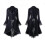 (L, Black) Women's Punk Lace Gothic Dr JDT 1