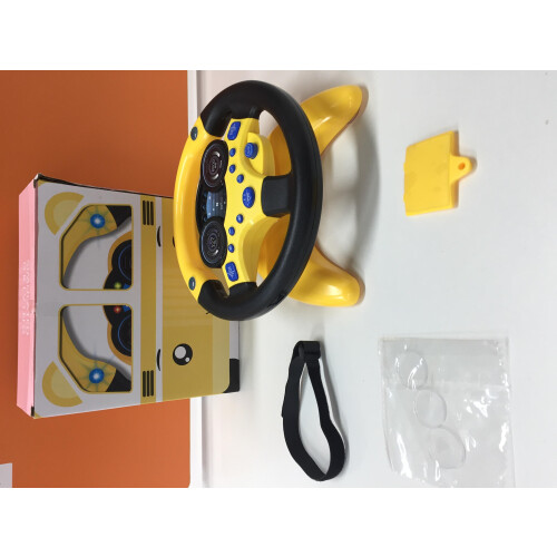 Simulation Steering Wheel Toy with Light and Sound