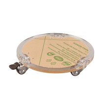 Round Transparent Acrylic Tray Heating and Cooling