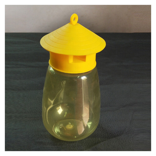 2PCS Wasp Bag Traps Yellow Plastic Wasp Deterrent 2