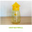 2PCS Wasp Bag Traps Yellow Plastic Wasp Deterrent 9