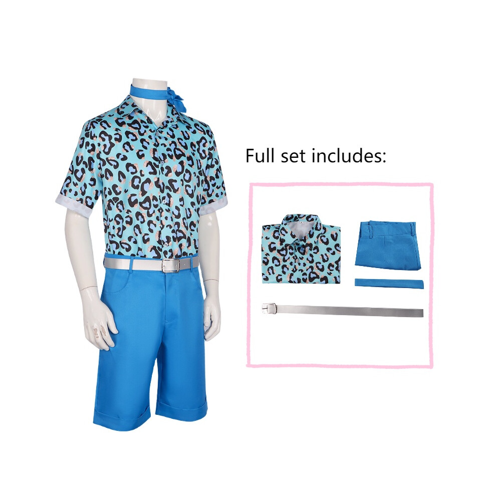 (S) Movie Barbie Ken Theme Cosplay Costume Anime Set Halloween Parties Gifts Outfit