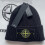 (Black) Knitted Winter Hat Outdoor Windproof Cold Proof Compass Warm Hat Decoration 1