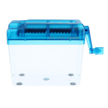 Manual Shredder A4 Portable Mini Paper Cutter for Desktop Use, Hand Operated, Ideal for Home or Office Document Disposal