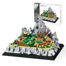 Machu Picchu Model Building Kit, 1039 Pieces Architecture Set for Adults and Kids, Peru Landmark Construction Toy