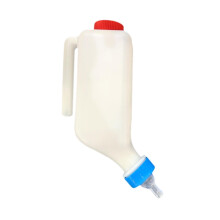 Livestock Bottle Sheep Milk Feeder Bottle 800ml for Lambs Cows and Bulls with Nipple Replacement 14cm Size