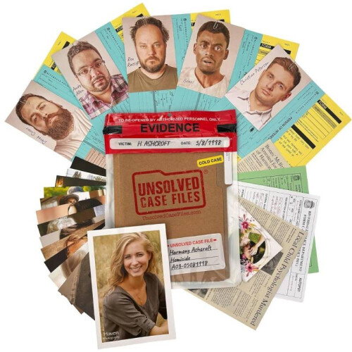 Case Files Unsolved Harmony Ashcroft Board Game Suitable For Play Party Daily