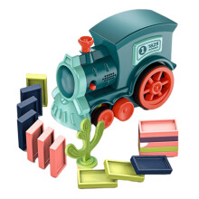 60 Pcs Domino Train Blocks Set Automatic Laying