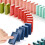 60 Pcs Domino Train Blocks Set Automatic Laying 10