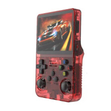 (Red) Psp R36s Retro Handheld Game Console 64g Suitable For Childrens Gifts Daily