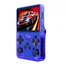 (Blue) Psp R36s Retro Handheld Game Console 64g Suitable For Childrens Gifts Daily