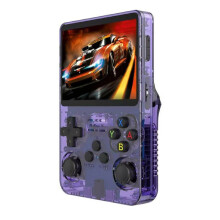 (Purple) Psp R36s Retro Handheld Game Console 64g Suitable For Childrens Gifts Daily