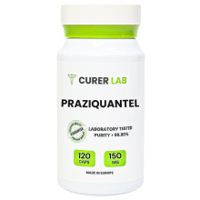 Prazikvantel 150 mg | >99,90 % čistota | Laboratórne | 120 jednotiek
