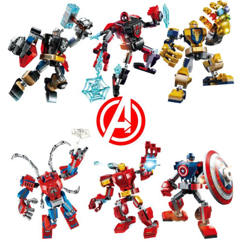 (Thanos)Avengers Roboter Bausteine Modell Mini Hero Figur 1