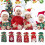 Pcs Large 50 Christmas Sacks Party Gift Bags Drawstring Present Storage Wrap 5