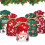 Pcs Large 50 Christmas Sacks Party Gift Bags Drawstring Present Storage Wrap 2