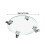 Round Acrylic Tray Multipurpose Sturdy Stable 6