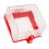 Emergency Stop Button Cover Latch, Transparent Plastic Push Button Switch Protection Lock, Compatible with Standard Stop Switches 1