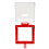 Emergency Stop Button Cover Latch, Transparent Plastic Push Button Switch Protection Lock, Compatible with Standard Stop Switches 4