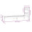 VidaXL vidaXL Bed Frame Bed Base Platform Bed Solid Wood Pine 75x190 cm Small Single 4